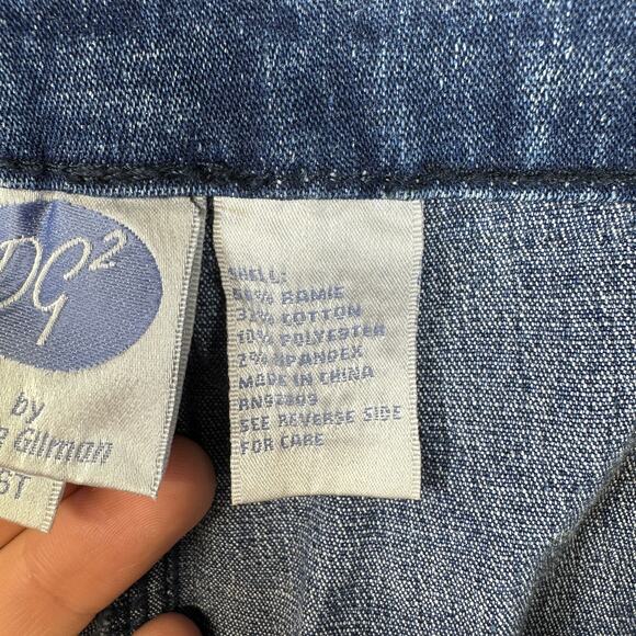 DG2 By Diane Gilman Jeans Womens Size 6T Blue Ramie Blend Stretch Denim Bootcut - Picture 7 of 13